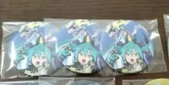 ポケミク 缶バッジ ドラゴン 3点セット 初音ミク