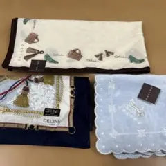 CELINE 大判ハンカチ　タオルハンカチ