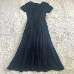 極美品 ヌキテパ 別注 ポプリンノースリーブワンピース コットン
