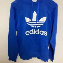 adidas トレフォイルロゴ パーカー ブルーのサムネイル