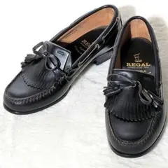 トトロさん専用【3E】REGAL タッセルローファー ブラック トトロさん専用【3E】REGAL タッセルローファー ブラック - メルカリ