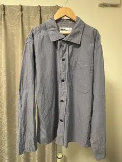 MHL. 青系チェック 長袖シャツのサムネイル