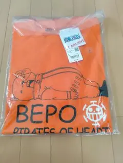 ユニクロ ワンピース BEPo Tシャツ オレンジ 【未使用 L】