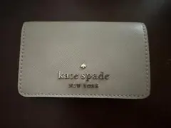 kate spade NEW YORK キーケース ベージュ