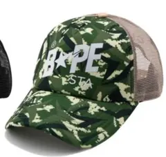 BATHING APE CLOT EGRA CAMO TRUCKER CAP