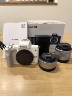 Canon キャノンEOS Kiss M2 ホワイト 本体セット