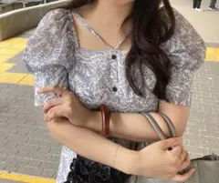 Rirandture バリエーションプリントワンピース