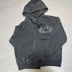 新品 GALFY ガルフィー ジップフーディー 染め染めわんわんボロボロパーカーのサムネイル