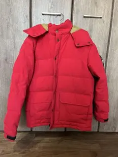 CAMP7 レッド ダウンジャケット Lサイズ