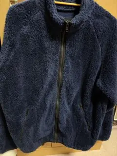 ナノユニバース　ネイビー フリースジャケット
