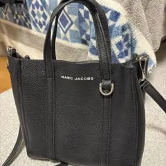 MARC JACOBS ブラックショルダー2ウェイバッグ