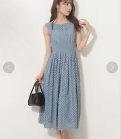 プロポーションボディドレッシング 2Way レースワンピース ノースリーブ M