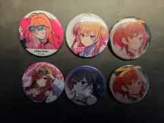 ホロライブ　一条莉々華 缶バッチ6点セット　リグロス