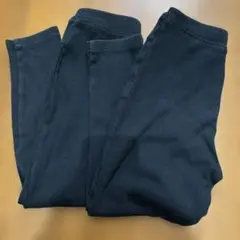 ロングパンツ ブラック2枚セット