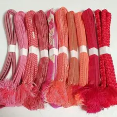 タ*ん様 (1059)帯締め 10点 まとめ売り 帯紐 着物 和装 小物