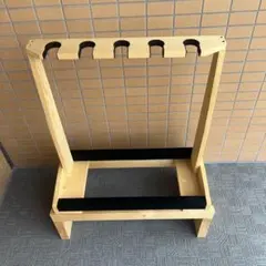 木製 ゴルフクラブスタンド 7本収納 - メルカリ