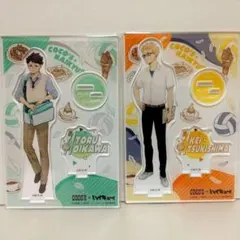 ハイキュー × ココス アクリルスタンド 及川徹 岩泉一 - メルカリ