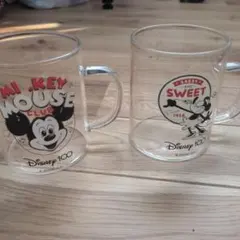 Disney 100 ミッキーマウス マグカップ 2個セット
