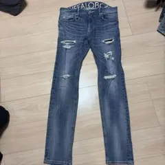 BUFFALO BOBSダメージ加工デニムパンツ㊳のサムネイル
