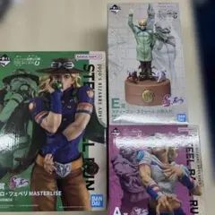 一番くじ ジョジョ A賞 ジョニィ B賞 ジャイロ フィギュアセット