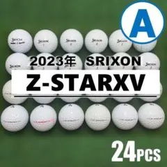 【A44】SRIXON Z-STARXV 2023年 白 ロストボール 24球のサムネイル