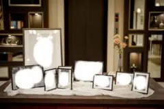 １枚目写真のフォトフレーム８点セット　定価6,223円！ウェルカムスペース