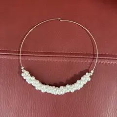 チョーカー☆イミテーションパール付