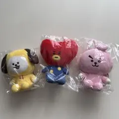 BT21 CHIMMY TATA COOKY ぬいぐるみ3点セット