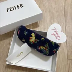 FEILER×鳩居堂 メガネケース ハイジ ハッピーピジョン ブラック FEILER×鳩居堂 メガネケース ハイジ ハッピーピジョン ブラック