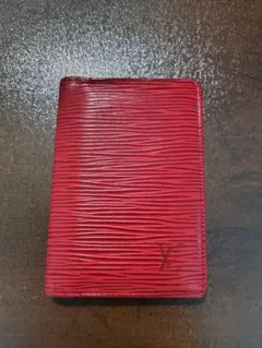 Louis Vuitton カードケース 赤