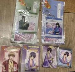 銀魂　総悟　高杉　土方　桂アート缶バッジ　アクリルブロック　SNS風キーホルダー