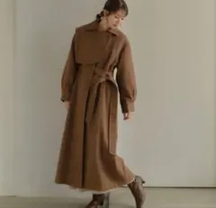 eaphi gunpatch waist mark long coatのサムネイル