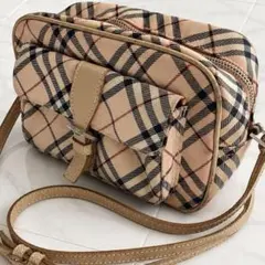 Burberry バーバリー ショルダーバッグ ノバチェック ピンクのサムネイル