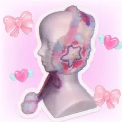 イヤーマフ　ハンドメイド　y2k 星