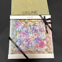 CELINE 花柄 ハンカチ