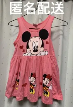 【匿名配送】DIA CLUB 110 ミニーマウス ノースリーブ ワンピース