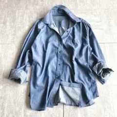 極美品⭐️スピックアンドスパン　2026 デニムシャツ