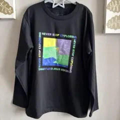 ノースフェイス　ブラック 長袖カットソー 150