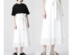 ADORE ホワイト フレアスカート ロング丈のサムネイル