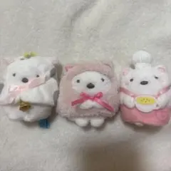 すみっコぐらし てのりぬいぐるみ セット しろくま ぶるぶる ねこ