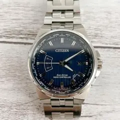極美品　CITIZEN　シチズン　H145　ブラック　シルバー　ソーラー　メンズ CITIZEN シチズン 腕時計 H145-S073545 エコドライブ ステンレス