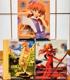 惣流 アスカ ラングレー 新世紀エヴァンゲリオン　フィギュア 3種セット