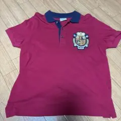 LACOSTE ポロシャツ レッド×ネイビー サイズ3