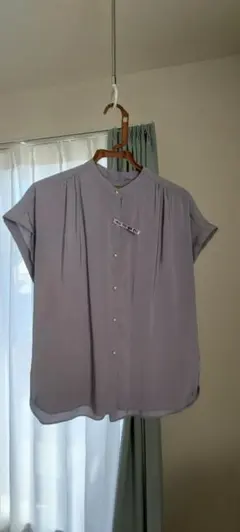 MK MICHEL KLEIN ブラウス&プリーツスカート（セット） パープル系