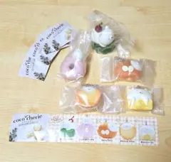 全5種 ココシェリー マスコットボールチェーン カプセルトイ ガチャ
