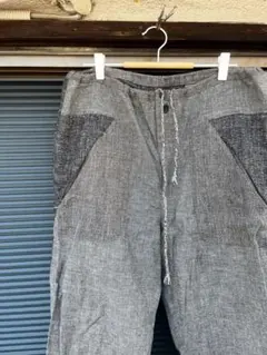 dulcamara リネン混サルエルパンツ　よそいきのサムネイル