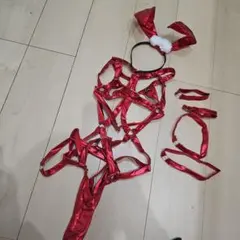 中古　ボンテージバニー　エナメル風　レザー風