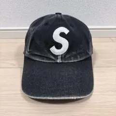 Supreme デニム S Logo キャップ ブラック