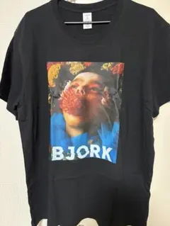 Bjork ビョーク Tシャツ フォトプリント ブラック XLサイズのサムネイル