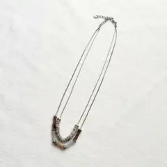 ear papillonner 2連ネックレス